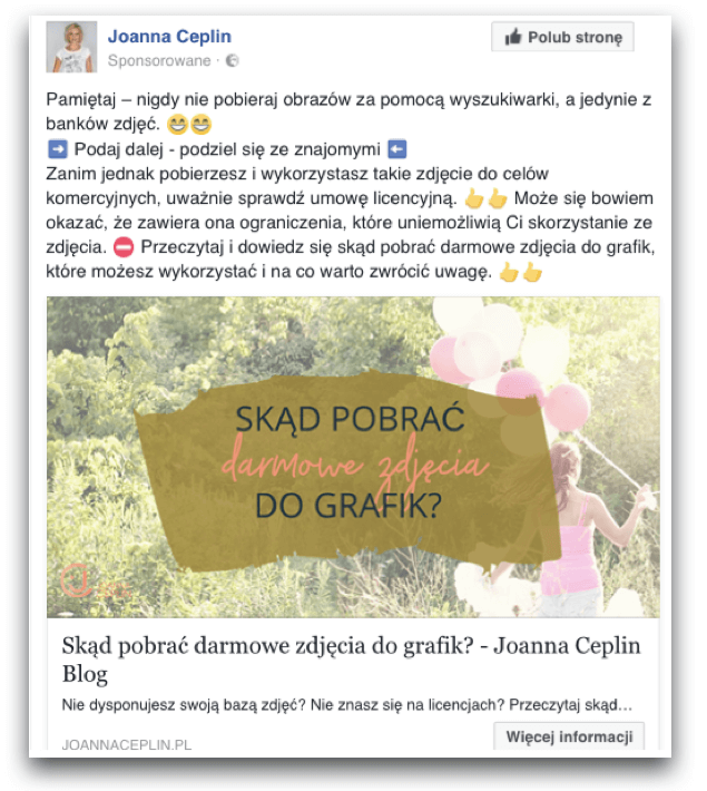 skuteczna reklama na facebooku