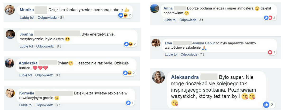 szkolenie joanna ceplin opinie